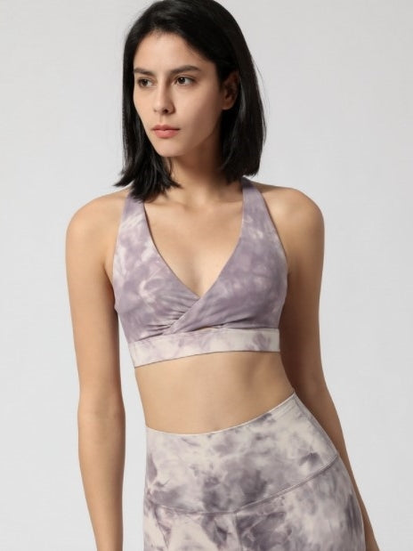 Tie Dye Yoga Sport Bra Top - S/M/L/XL HS5560 WY